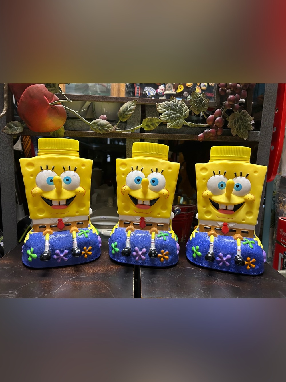 Bundle of 3/ 2002 Universal Studios SpongeBob SquarePants theme park cup